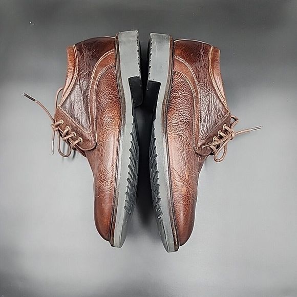 Neil M Wynne Leather Oxfords Dress Shoes Java Brown Men's 9 EEE Extra Wide - Picture 8 of 13